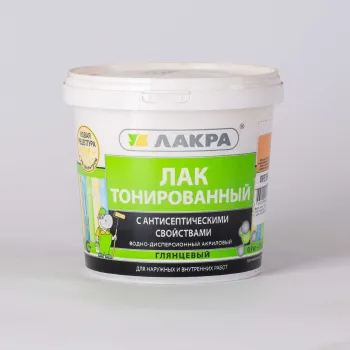 Изображение товара Лак Лакра тонированный Орегон 0,9 кг акриловый защитно-декоративный Изображение товара Лак Лакра тонированный Орегон 0,9 кг акриловый защитно-декоративный