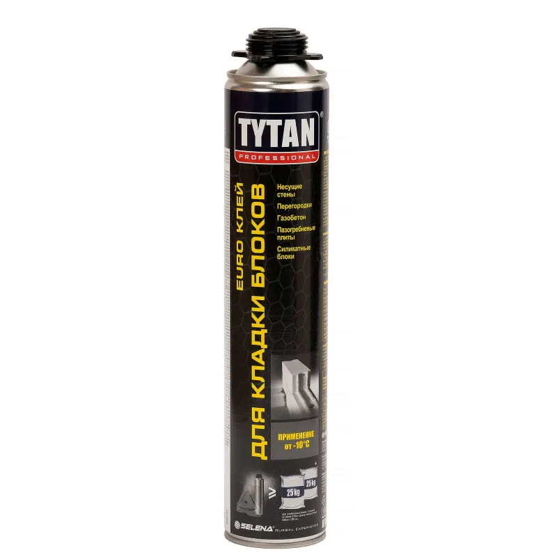Клей-пена для кладки газобетона и керамических блоков Tytan, 870 мм_1