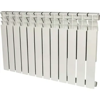 Изображение товара Радиатор биметаллический Rommer Optima 500мм 12 секций белый Изображение товара Радиатор биметаллический Rommer Optima 500мм 12 секций белый