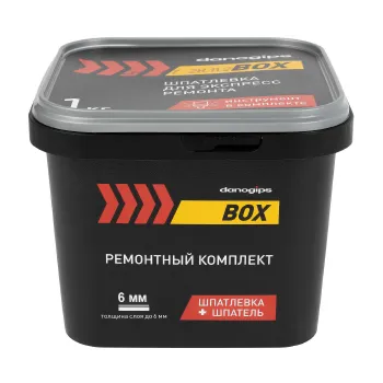 Изображение товара Шпаклевка полимерная Danogips Dano 1Box 1 кг для внутренних работ Изображение товара Шпаклевка полимерная Danogips Dano 1Box 1 кг для внутренних работ