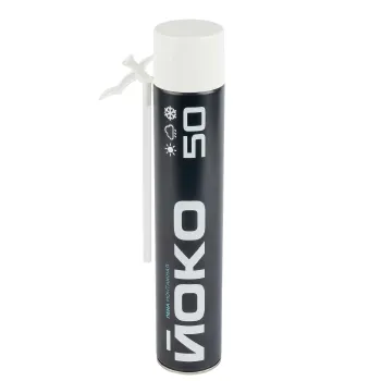 Изображение товара Пена монтажная Yoko бытовая всесезонная 750 мл для герметизации и фиксации Изображение товара Пена монтажная Yoko бытовая всесезонная 750 мл для герметизации и фиксации