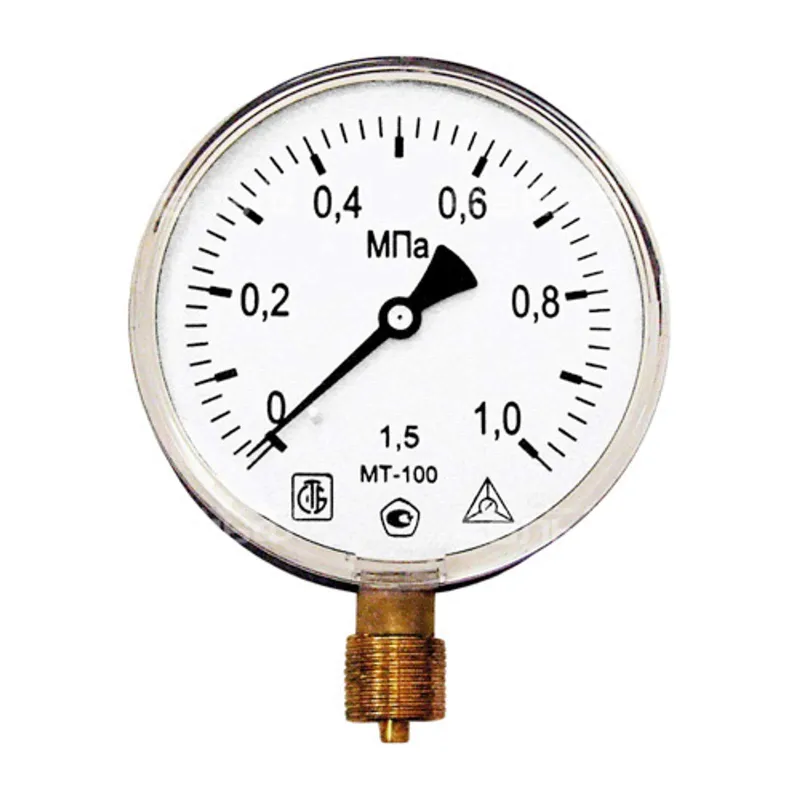 Манометр радиальный 100мм 1/2" 10 бар МТ-100 Багория_1