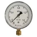Манометр радиальный 16 бар (кгс/см2), d=100мм, M20x1.5, МТ-100_1
