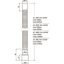 Гофра для сифона 1 1/2"х40/50 Орио 370мм_4