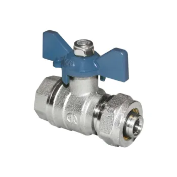 Изображение товара Кран шаровый обжим 16х1/2 ВР Aqualink для систем водоснабжения Изображение товара Кран шаровый обжим 16х1/2 ВР Aqualink для систем водоснабжения