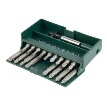 Изображение товара Набор бит с магнитным адаптером Kraftool на 18 предметов Изображение товара Набор бит с магнитным адаптером Kraftool на 18 предметов