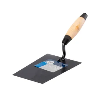 Изображение товара Кельма отделочника трапеция из стали с деревянной ручкой 105 мм Изображение товара Кельма отделочника трапеция из стали с деревянной ручкой 105 мм