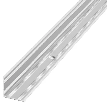 Изображение товара Профиль угловой ПУ серебро анод 20x1800 мм алюминий бренд Diele Изображение товара Профиль угловой ПУ серебро анод 20x1800 мм алюминий бренд Diele