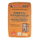 Смесь кладочная глино-шамотная для печей и каминов Терракот 20кг_2