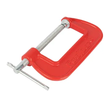 Изображение товара G-образная струбцина 100 мм для плотницких и слесарных работ Изображение товара G-образная струбцина 100 мм для плотницких и слесарных работ