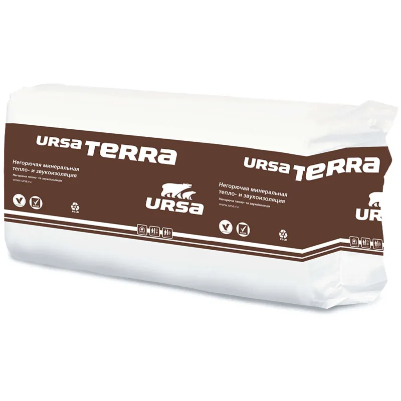 Утеплитель URSA TERRA 37 PN 34λ (1250х610х50мм) 20 шт/уп_1