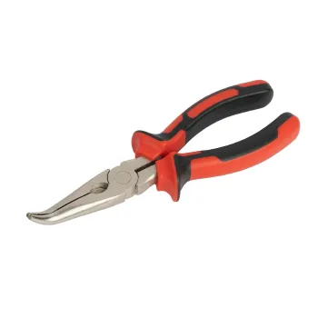 Изображение товара Тонкогубцы изогнутые Matrix 180 мм слесарный ручной инструмент Изображение товара Тонкогубцы изогнутые Matrix 180 мм слесарный ручной инструмент