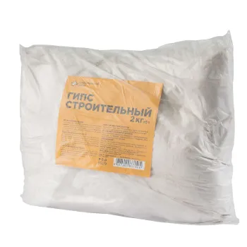Изображение товара Гипс строительный Г-6 вес 2 кг от Строительный Двор - для внутренних работ Изображение товара Гипс строительный Г-6 вес 2 кг от Строительный Двор - для внутренних работ