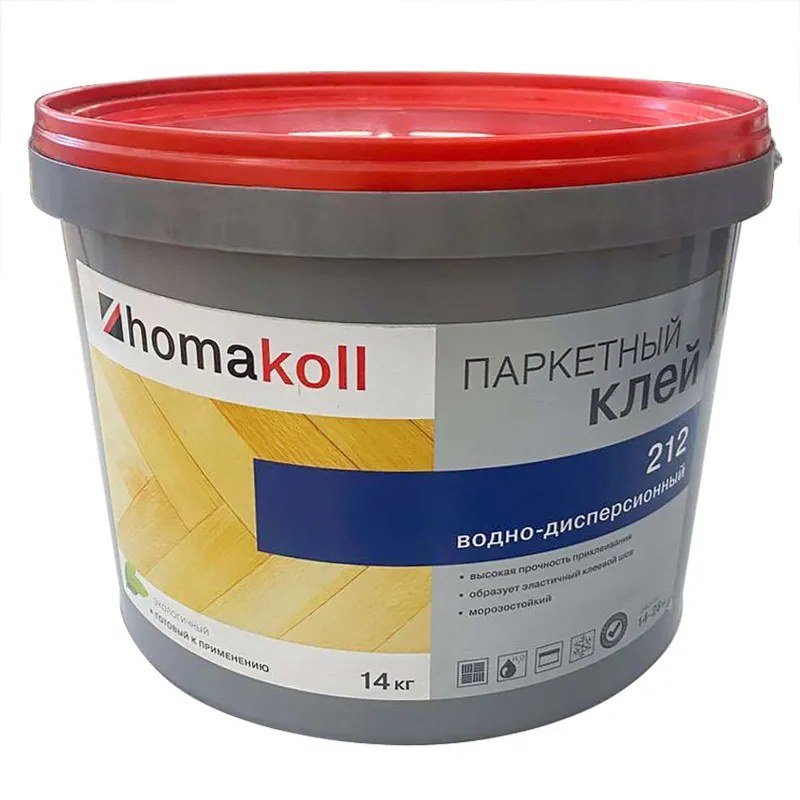 Клей Homakoll 212 для штучного паркета, 14кг_1