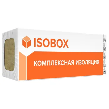 Утеплитель 1200х600х50мм Изобокс Экстралайт 33кг/м³ 8,6м²