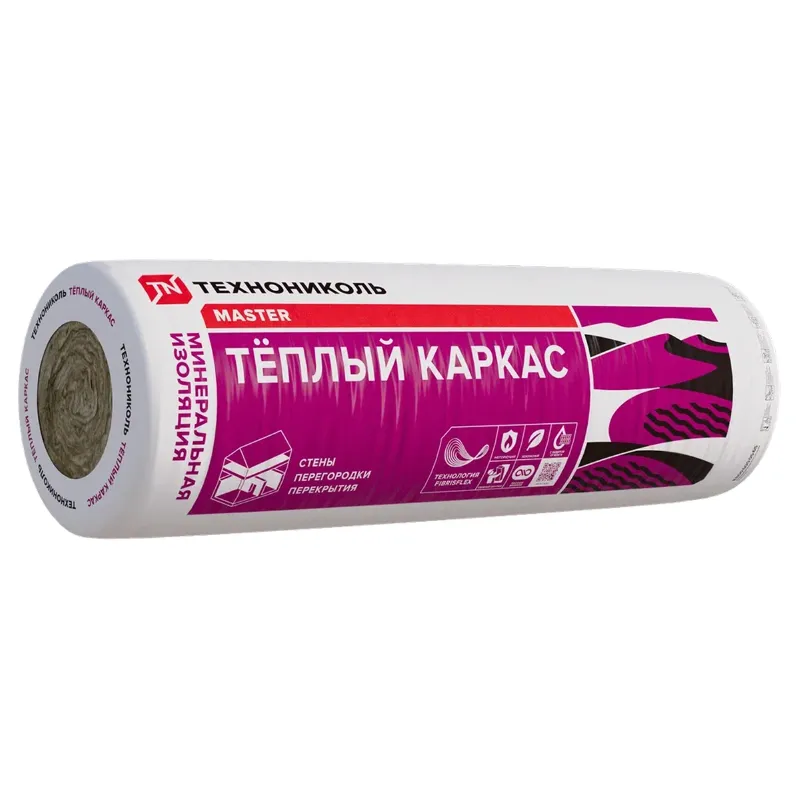 Утеплитель 6000х1220х100мм Технониколь Теплый каркас λ37 7,2м²_1