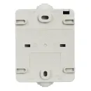 Выключатель двухклавишный накладной Fors серый IP54 IEK_4