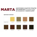Деревозащитное средство Марта бесцветное полуматовое 2,7л_6