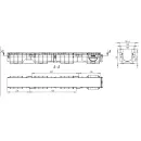 Лоток водоотводный пластиковый 1000х160х120мм Standartpark PolyMax Basic_2
