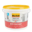 Краска фасадная Maestro глубокоматовая 9л Marshall_1