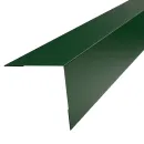 Планка угла наружного 0,45х50х50мм (RAL 6005) зеленый мох 3м_1