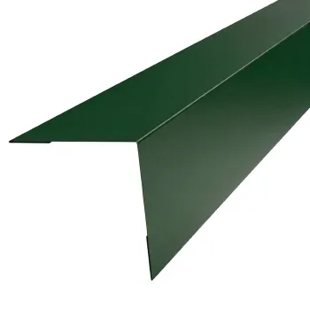 Планка угла наружного 0,45х50х50мм (RAL 6005) зеленый мох 3м