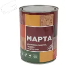 Деревозащитное средство Марта бесцветное полуматовое 0,75л_1