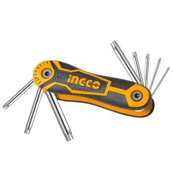 Изображение товара Набор ключей Torx Ingco HHK14083 Industrial T9 Т40 пластиковый кейс Изображение товара Набор ключей Torx Ingco HHK14083 Industrial T9 Т40 пластиковый кейс