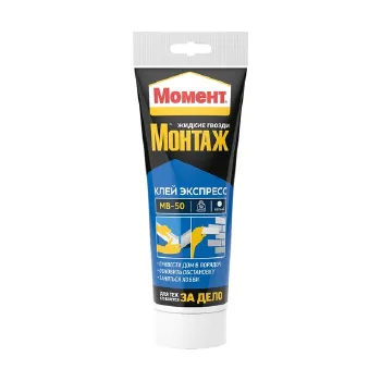 Изображение товара Клей монтажный акриловый белый Момент МВ-50 для внутренних работ Изображение товара Клей монтажный акриловый белый Момент МВ-50 для внутренних работ