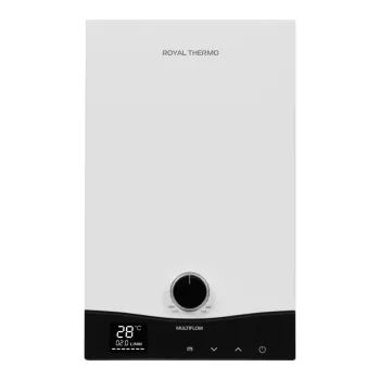 Изображение товара Проточный водонагреватель Royal Thermo NPX 8 Multiflow 8,8 кВт настенный вертикальный Изображение товара Проточный водонагреватель Royal Thermo NPX 8 Multiflow 8,8 кВт настенный вертикальный