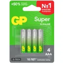 Батарейка алкалиновая LR03 ААА GP Super Alkaline 4шт_1