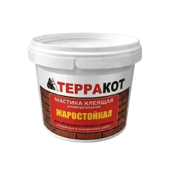 Мастика жаростойкая Терракот 1,5 кг