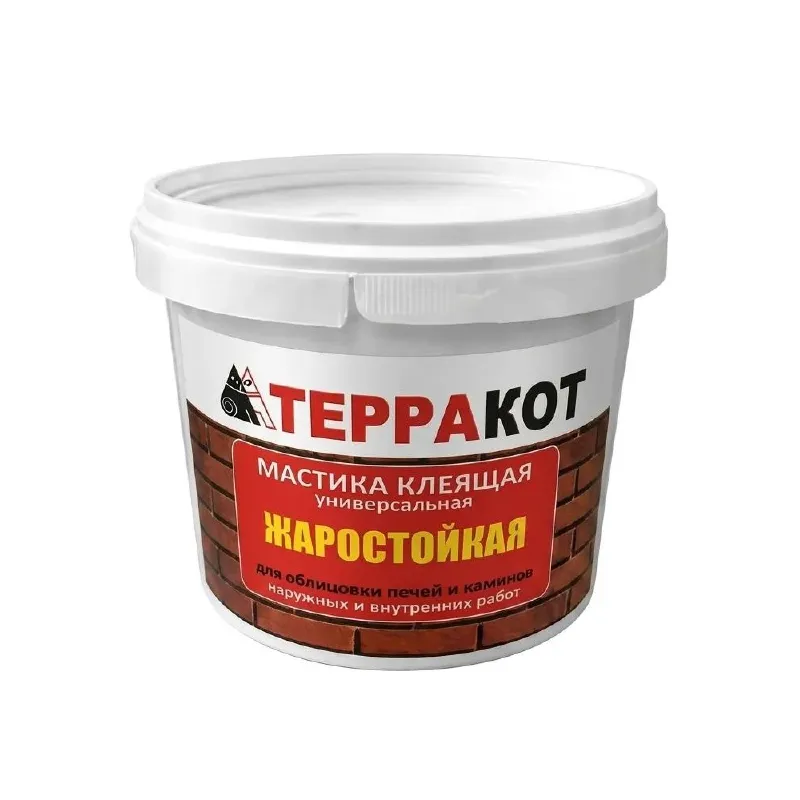 Мастика жаростойкая Терракот 1,5 кг_1