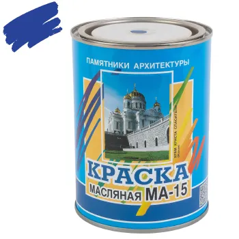 Изображение товара Краска масляная МА-15 Farbitex синяя глянцевая 0,9кг Изображение товара Краска масляная МА-15 Farbitex синяя глянцевая 0,9кг