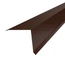Планка торцевая 95х120х2000мм 0,45мм (RAL 8017) коричневый шоколад_1