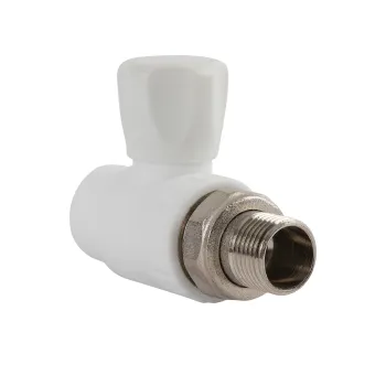 Изображение товара Кран шаровый полипропиленовый 20х1/2 для радиаторов RTP прямой Изображение товара Кран шаровый полипропиленовый 20х1/2 для радиаторов RTP прямой