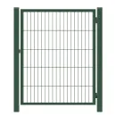 Калитка для 3D забора 1х1,5м с проушинами и петлями (RAL 6005) зеленый мох_1