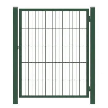 Калитка для 3D забора 1х1,5м с проушинами и петлями (RAL 6005) зеленый мох