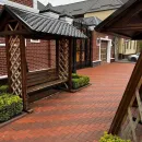 Клинкер тротуарный 200х100х50мм Эдинбург темно-красный ЛСР_5
