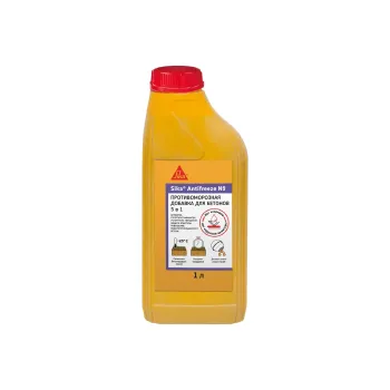 Добавка-пластификатор противоморозная Sika Antifreeze N9 до -25°C 1л