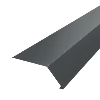Изображение товара Планка карнизная 69х100х2000мм 0,45мм серый графит RAL 7024 Металл Профиль Изображение товара Планка карнизная 69х100х2000мм 0,45мм серый графит RAL 7024 Металл Профиль