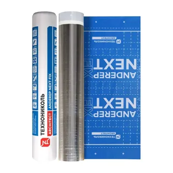 Изображение товара Ковер подкладочный ТЕХНОНИКОЛЬ ANDEREP NEXT FIX для скатной кровли Изображение товара Ковер подкладочный ТЕХНОНИКОЛЬ ANDEREP NEXT FIX для скатной кровли