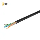 Кабель FTP 4х2х24AWG категория 5е медь для наружной прокладки 305м на отрез_1