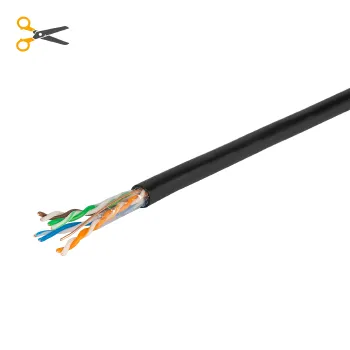 Кабель FTP 4х2х24AWG категория 5е медь для наружной прокладки 305м на отрез