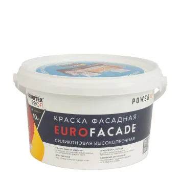 Краска фасадная EuroFacade матовая 2л Farbitex
