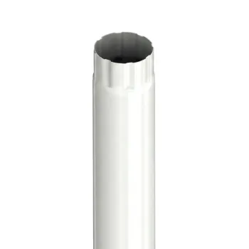 Труба соединительная 90мм GS lite (RAL 9003) белая 1м