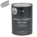 Эмаль термостойкая Elcon серая (до +400°С) матовая 0,8кг_1
