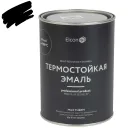 Эмаль термостойкая Elcon черная (до +1000°С) матовая 0,8кг_1