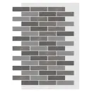 Покрытие декоративное АМК 995х1250мм №200 кирпич светло-серый 1,24м²_2