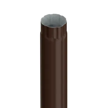 Труба соединительная 90мм GS lite (RAL 8017) коричневая 1м